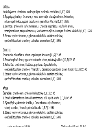 polední MENU 23.6. -27.6